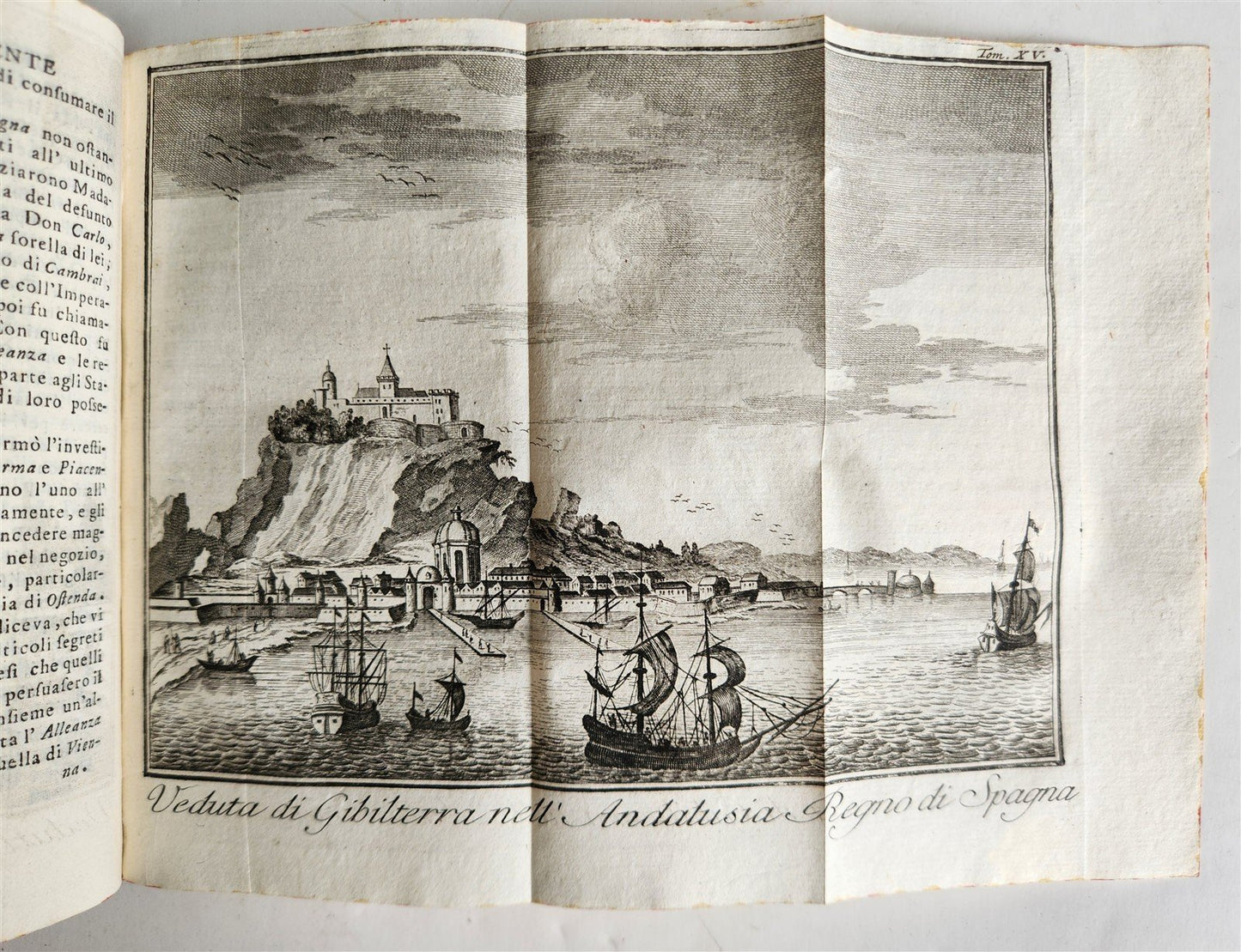 1745 HISTORY of PORTUGAL & SPAIN antique ILLUSTRATED w/ 12 ENGRAVINGS & MAP