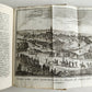 1745 HISTORY of PORTUGAL & SPAIN antique ILLUSTRATED w/ 12 ENGRAVINGS & MAP