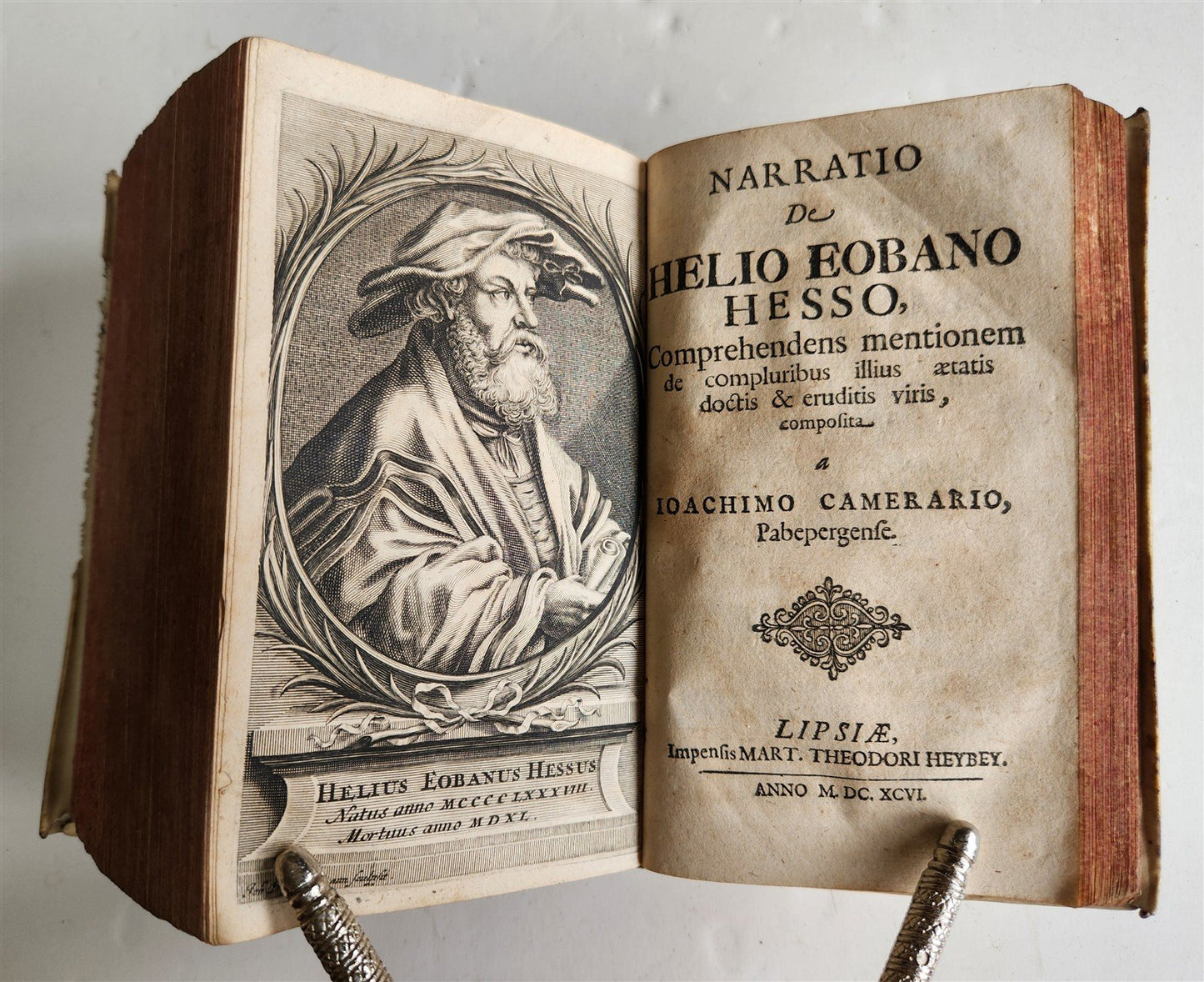1696 PLUTARCH BIBLIOTHECA HISTORICA antique ILLUSTRATED vellum bound
