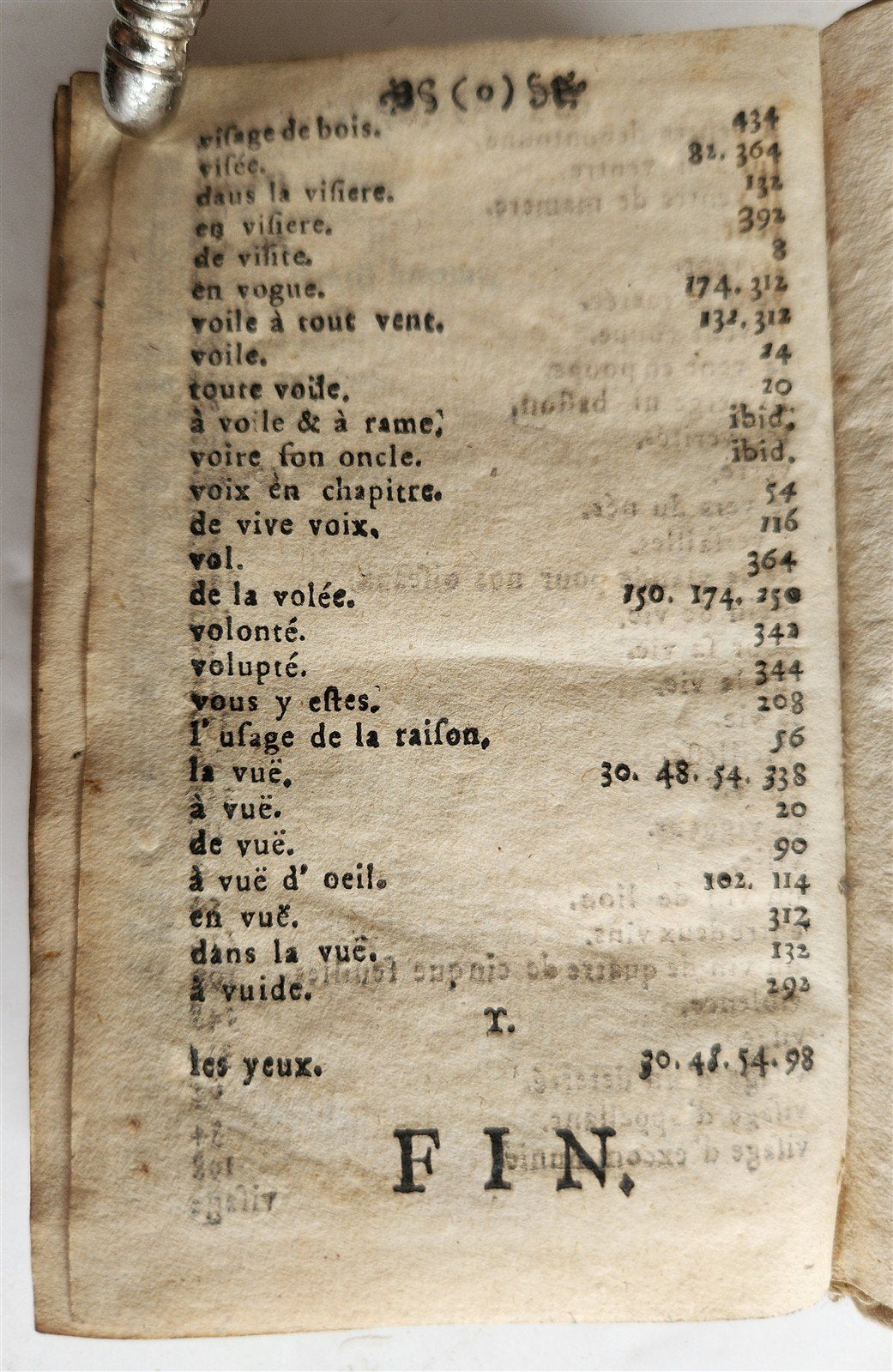 1700 NATURE of FRENCH LANGUAGE in GERMAN antique ANCIENT MANUSCRIPT BINDING