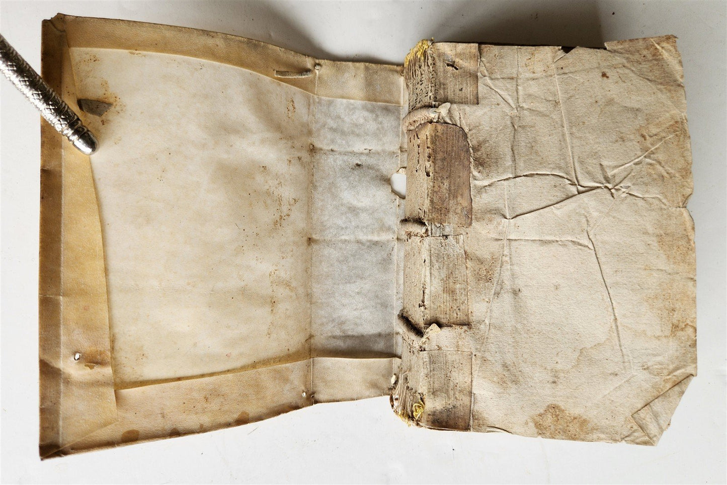 1555 BIBLE COMMENTARY by Dionysius Carthusianus antique VELLUM BINDING 16th CEN.