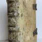 1592 POETRY by Marcus Hieronymus Vida antique BLIND-TOOLED PIGSKIN BINDING 16 C.