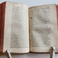 1592 POETRY by Marcus Hieronymus Vida antique BLIND-TOOLED PIGSKIN BINDING 16 C.