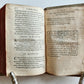 1592 POETRY by Marcus Hieronymus Vida antique BLIND-TOOLED PIGSKIN BINDING 16 C.