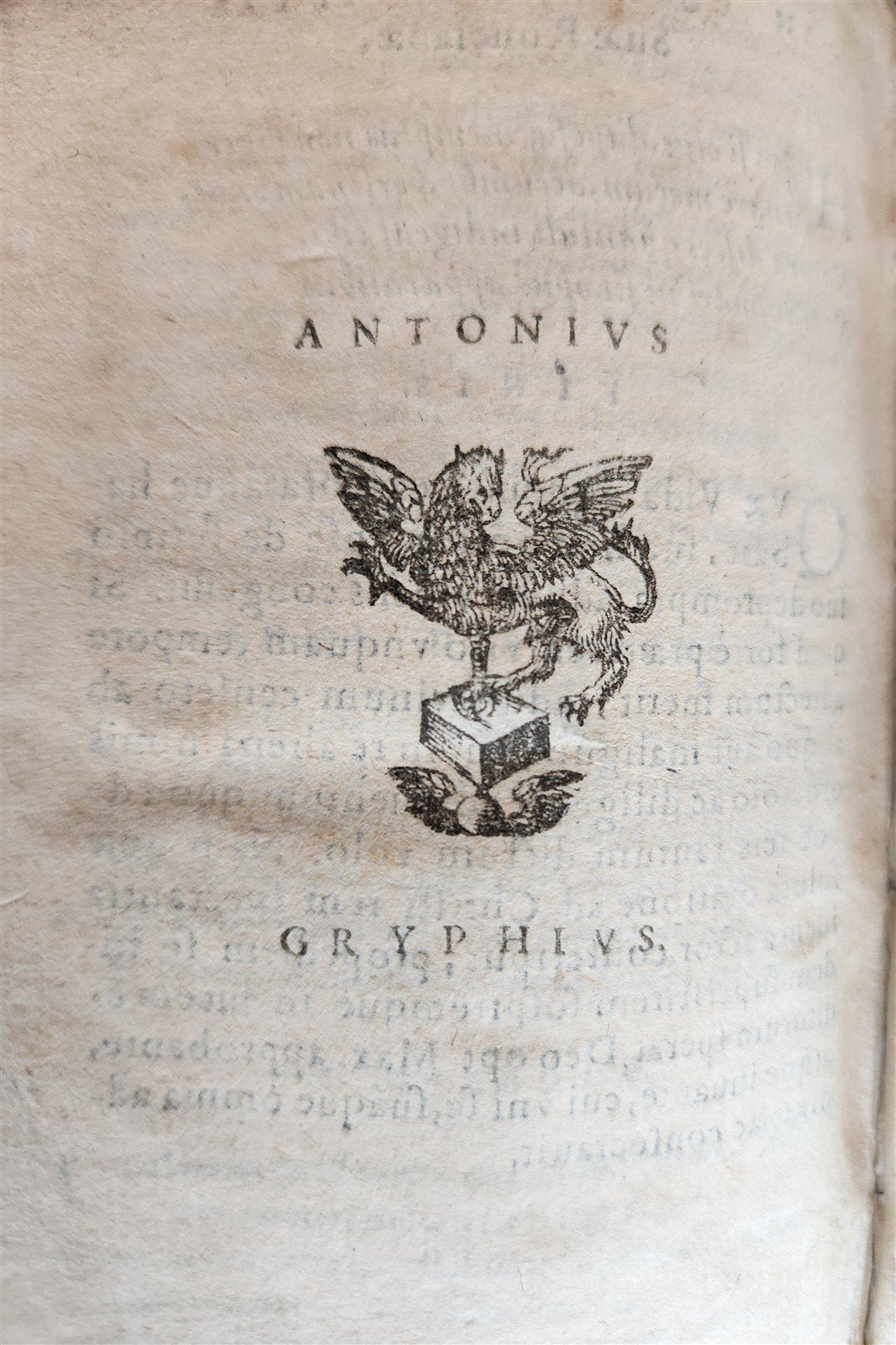 1592 POETRY by Marcus Hieronymus Vida antique BLIND-TOOLED PIGSKIN BINDING 16 C.