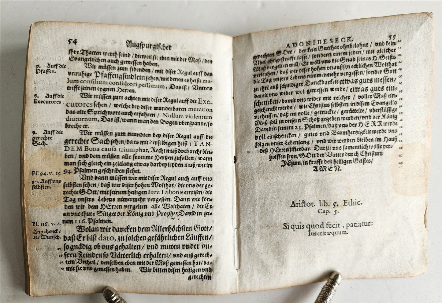 1633 AUGSBURG HISTORY antique VELLUM BINDING