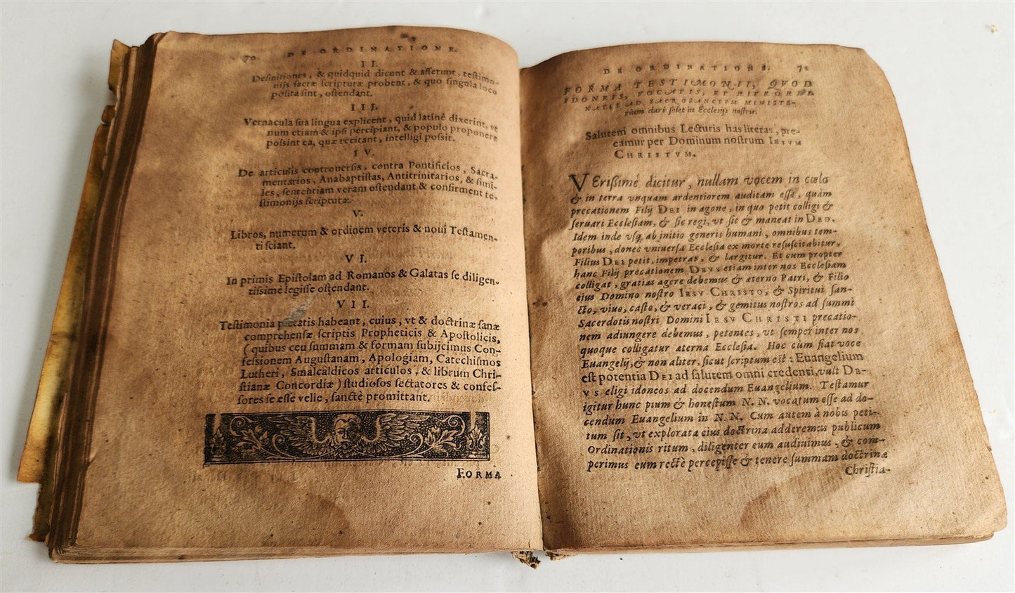 1593 THEOLOGY by Nikolaus Selnecker antique VELLUM BINDING 16th CENTURY