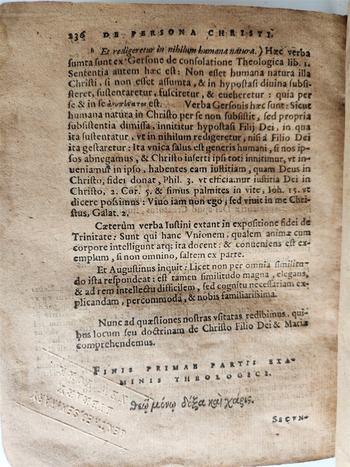 1593 THEOLOGY by Nikolaus Selnecker antique VELLUM BINDING 16th CENTURY