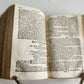 1719 PSALMS of DAVID in GERMAN antique vellum binding