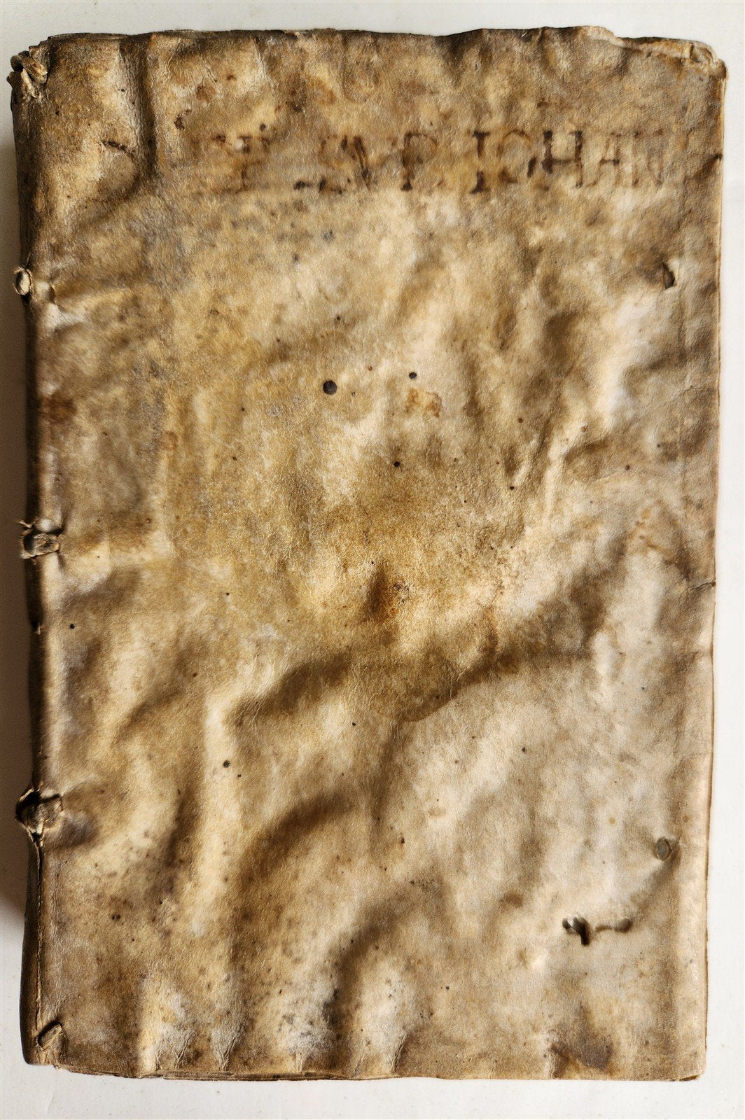 1554 Commentary on Gospel of John by Dionysius Carthusian antique vellum binding