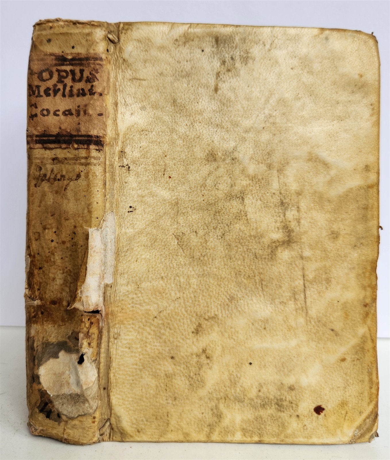 1692 ILLUSTRATED MACARONIC by POETRY MERLINI COCAII antique 17th CENTURY vellum