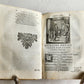 1692 ILLUSTRATED MACARONIC by POETRY MERLINI COCAII antique 17th CENTURY vellum