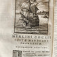 1692 ILLUSTRATED MACARONIC by POETRY MERLINI COCAII antique 17th CENTURY vellum