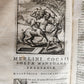 1692 ILLUSTRATED MACARONIC by POETRY MERLINI COCAII antique 17th CENTURY vellum