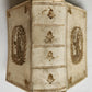 1713 ROMAN ANTIQUITIES antique ILLUSTRATED decorative vellum binding