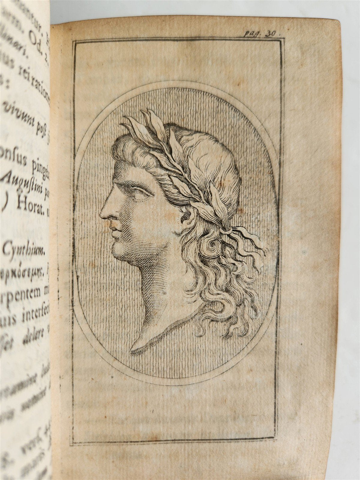 1713 ROMAN ANTIQUITIES antique ILLUSTRATED decorative vellum binding