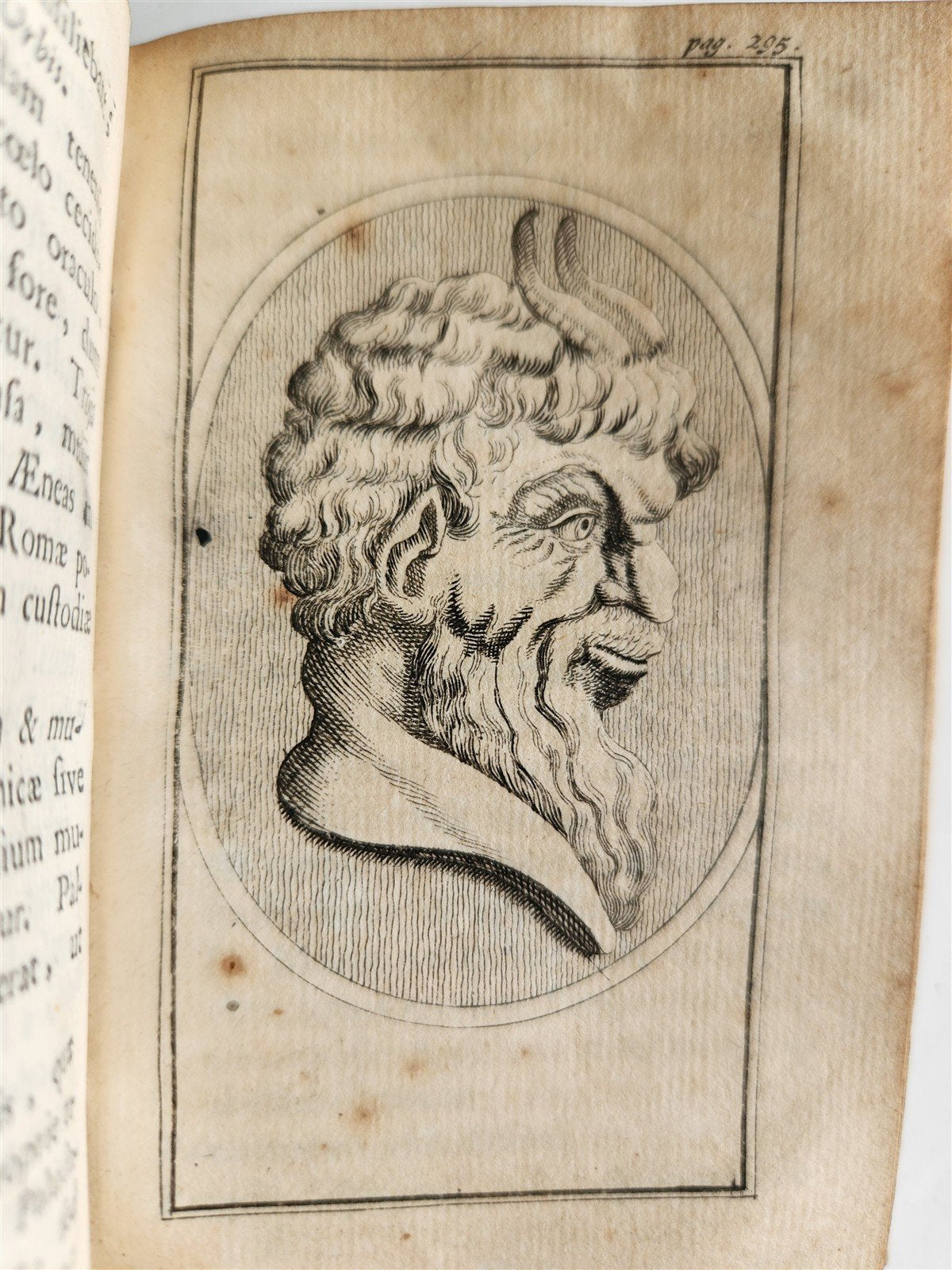 1713 ROMAN ANTIQUITIES antique ILLUSTRATED decorative vellum binding