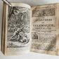 1760 ADVENTURES of TELEMACHUS in FRENCH antique ILLUSTRATED vellum bound