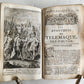1760 ADVENTURES of TELEMACHUS in FRENCH antique ILLUSTRATED vellum bound