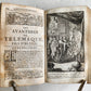 1760 ADVENTURES of TELEMACHUS in FRENCH antique ILLUSTRATED vellum bound