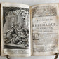 1760 ADVENTURES of TELEMACHUS in FRENCH antique ILLUSTRATED vellum bound