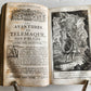 1760 ADVENTURES of TELEMACHUS in FRENCH antique ILLUSTRATED vellum bound