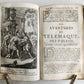 1760 ADVENTURES of TELEMACHUS in FRENCH antique ILLUSTRATED vellum bound
