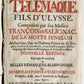 1760 ADVENTURES of TELEMACHUS in FRENCH antique ILLUSTRATED vellum bound