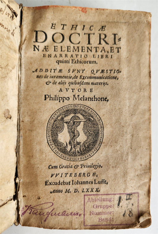 1578 POETRY Sentences of Theognis Megarensis antique vellum bound 16th CENTURY