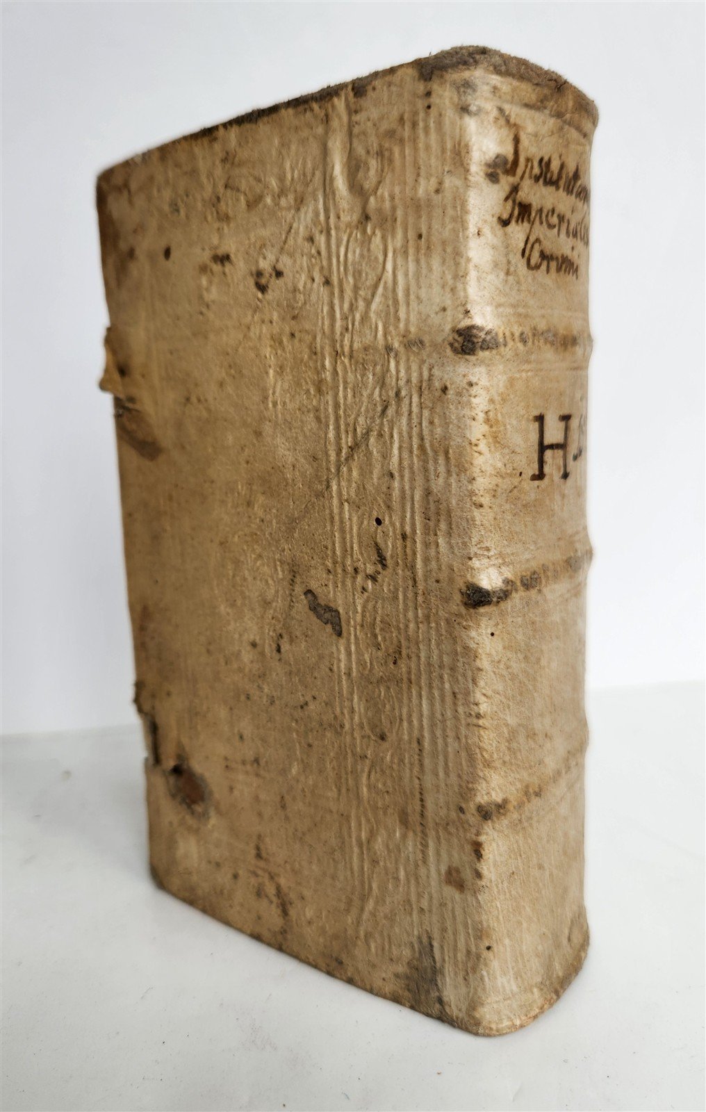 1657 CANON LAW MANUAL by CORVINUS antique ELZEVIR pigskin bound 17th CENTURY