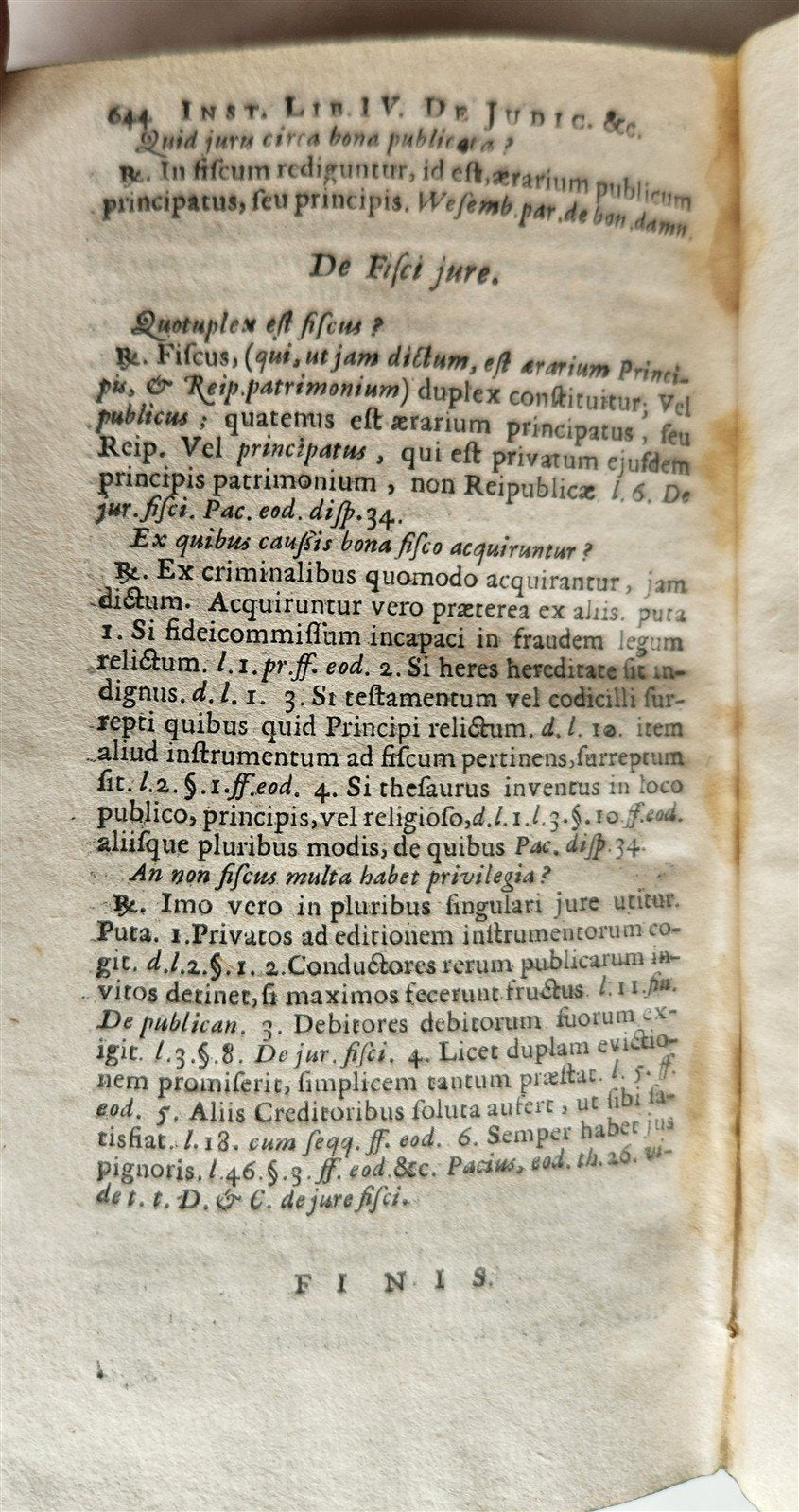 1657 CANON LAW MANUAL by CORVINUS antique ELZEVIR pigskin bound 17th CENTURY
