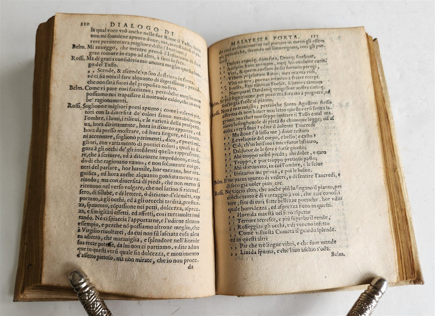 1589 Commentary on Torquato Tasso's Jerusalem Delivered ANTIQUE vellum bound