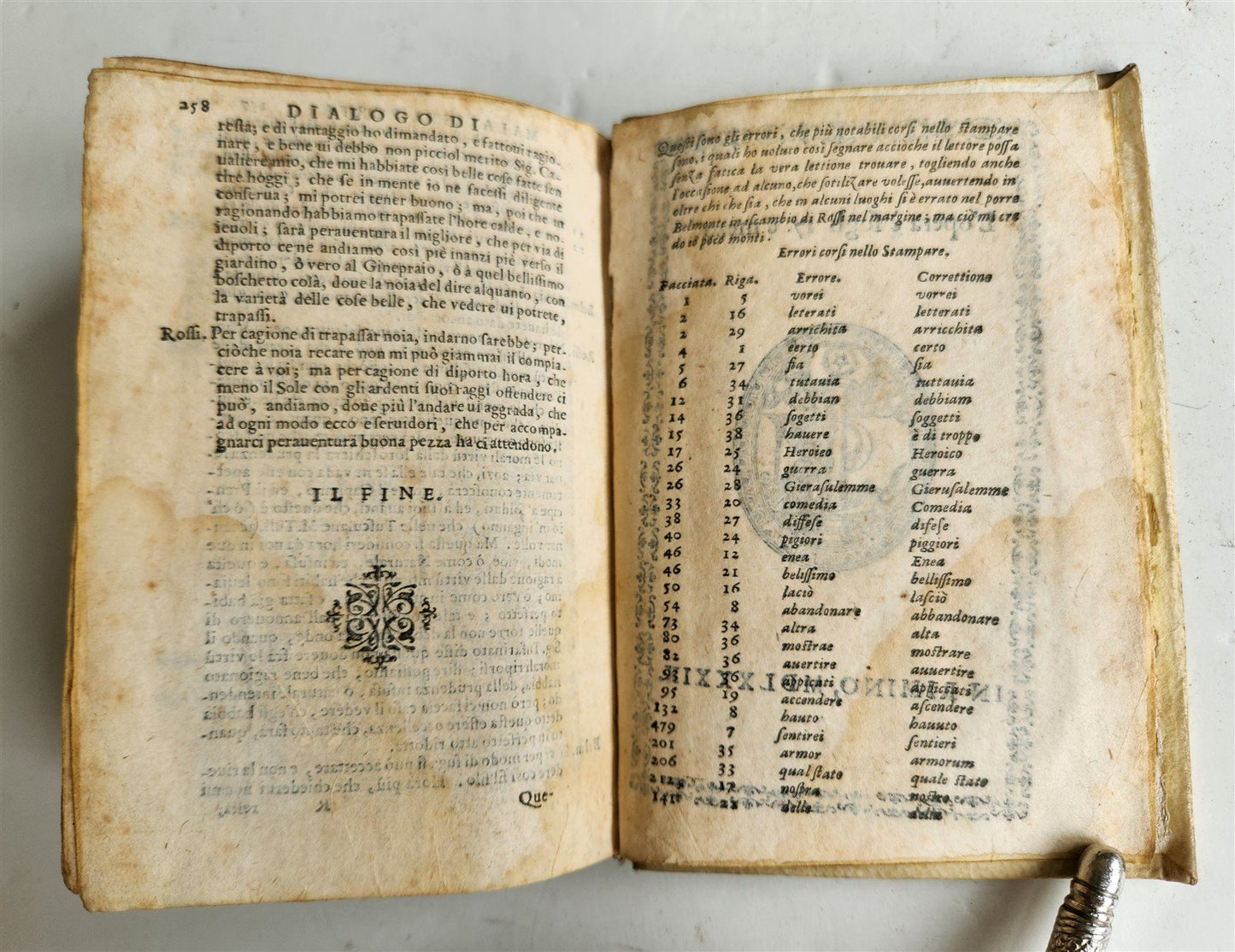 1589 Commentary on Torquato Tasso's Jerusalem Delivered ANTIQUE vellum bound