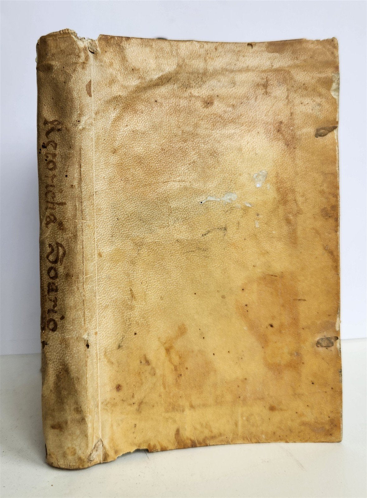 1611 first textbook for Jesuit rhetoric by Cipriano Soarez ANTIQUE vellum bound