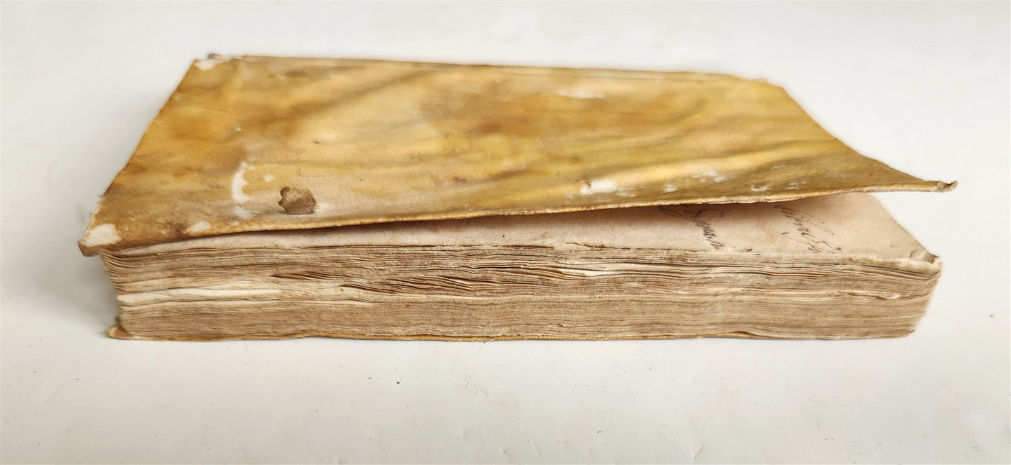 1611 first textbook for Jesuit rhetoric by Cipriano Soarez ANTIQUE vellum bound