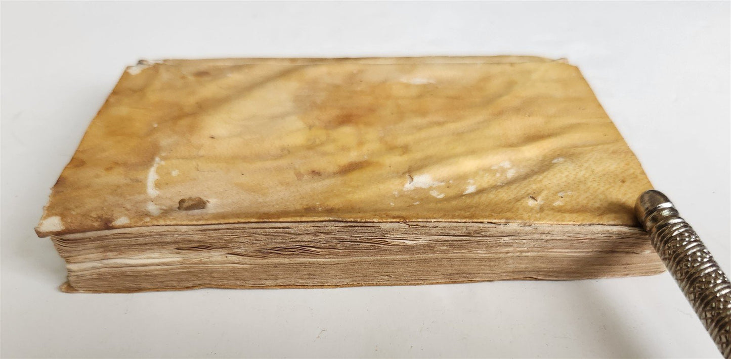 1611 first textbook for Jesuit rhetoric by Cipriano Soarez ANTIQUE vellum bound