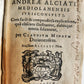 1648 EMBLEMATA by ANDREA ALCIATI illustrated w/ 209 engravings ANTIQUE vellum