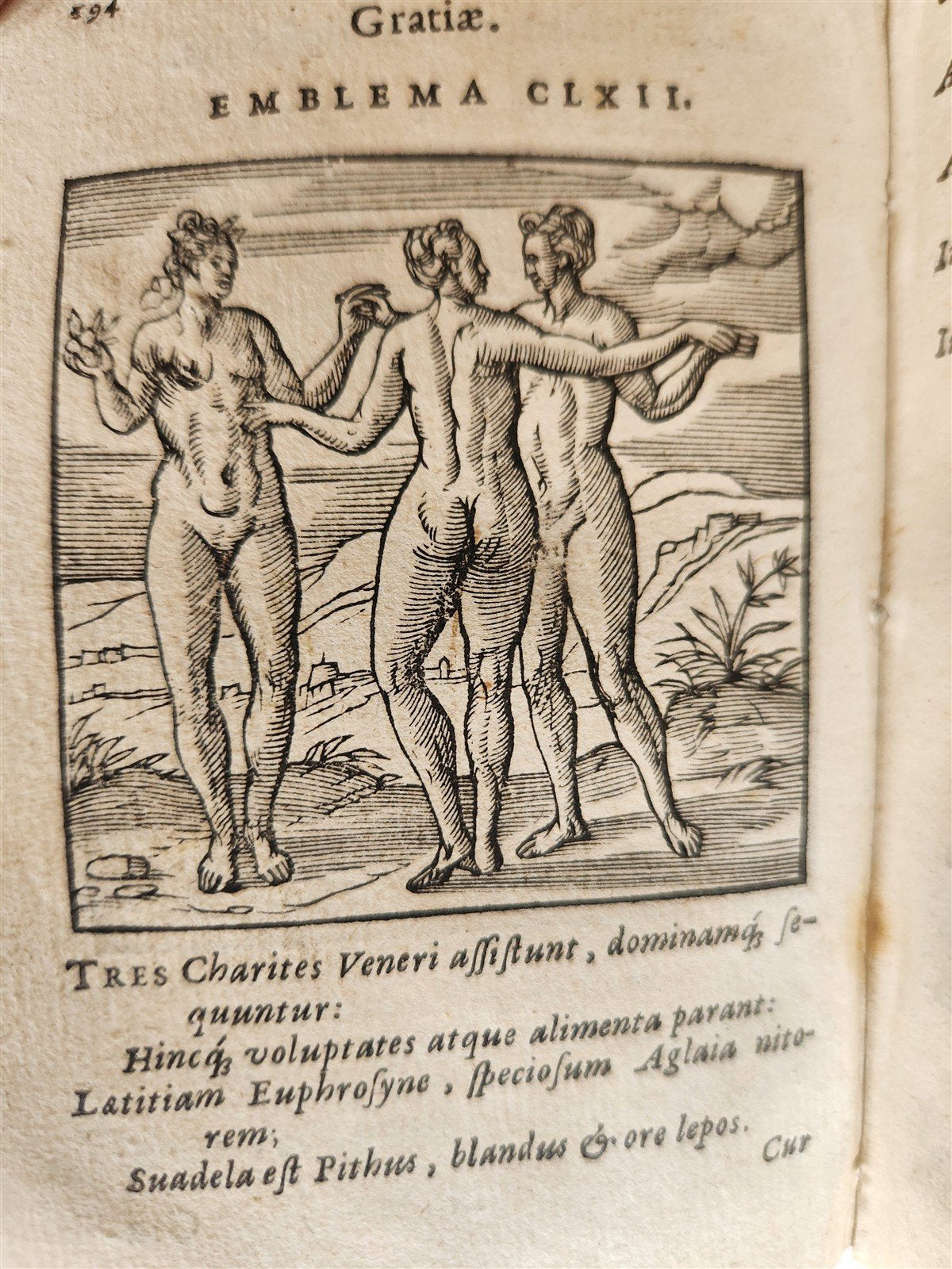 1648 EMBLEMATA by ANDREA ALCIATI illustrated w/ 209 engravings ANTIQUE vellum