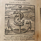 1648 EMBLEMATA by ANDREA ALCIATI illustrated w/ 209 engravings ANTIQUE vellum