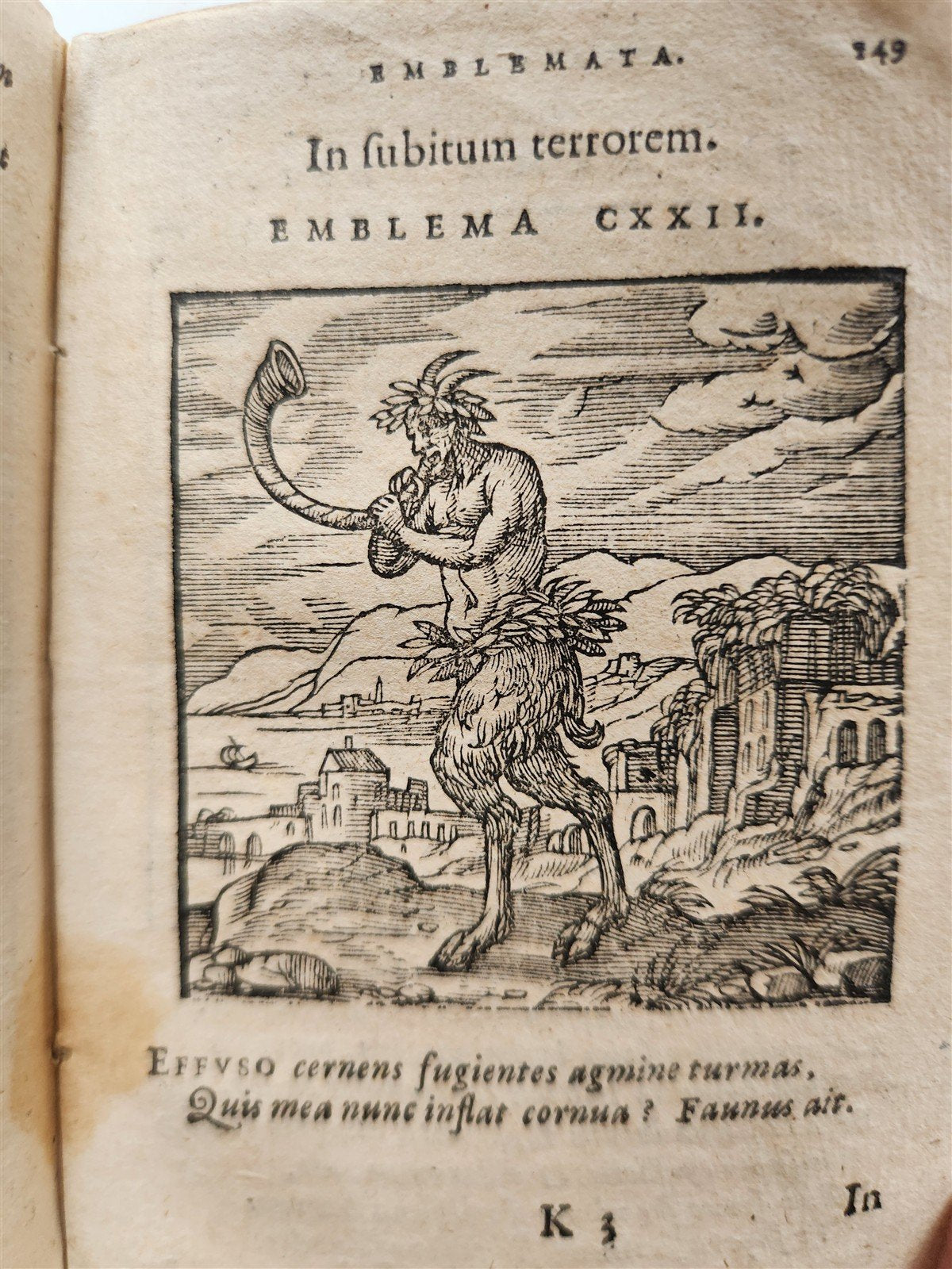 1648 EMBLEMATA by ANDREA ALCIATI illustrated w/ 209 engravings ANTIQUE vellum