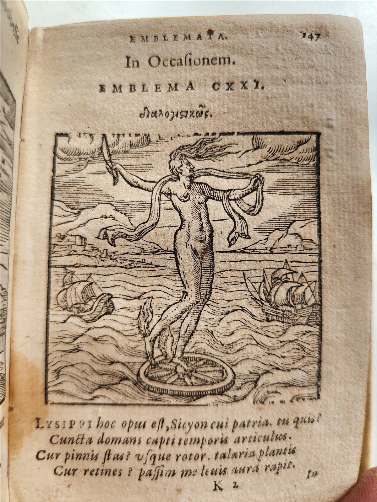 1648 EMBLEMATA by ANDREA ALCIATI illustrated w/ 209 engravings ANTIQUE vellum