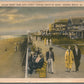 VIRGINIA BEACH VA OCEAN FRONT ANTIQUE POSTCARD