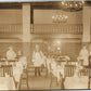 COATESVILLE VA RESTAURANT INTERIOR ANTIQUE REAL PHOTO POSTCARD RPPC