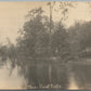 SUFFOLK VA BURNT MILLS ANTIQUE REAL PHOTO POSTCARD RPPC