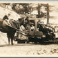 MOUNT LOWE CA TOURISTS GROUP VINTAGE REAL PHOTO POSTCARD RPPC
