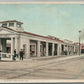 REDLANDS CA RAILROAD STATION RAILWAY DEPOT ANTIQUE POSTCARD
