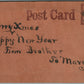 SAN DIEGO CA LEATHER ANTIQUE POSTCARD