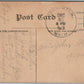 CARSON CITY MI RAILROAD STATION RAILWAY DEPOT ANTIQUE POSTCARD