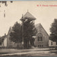 COLUMBIAVILLE MI M.P. CHURCH ANTIQUE POSTCARD