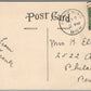 ISHPEMING MI SKI HILL ANTIQUE POSTCARD